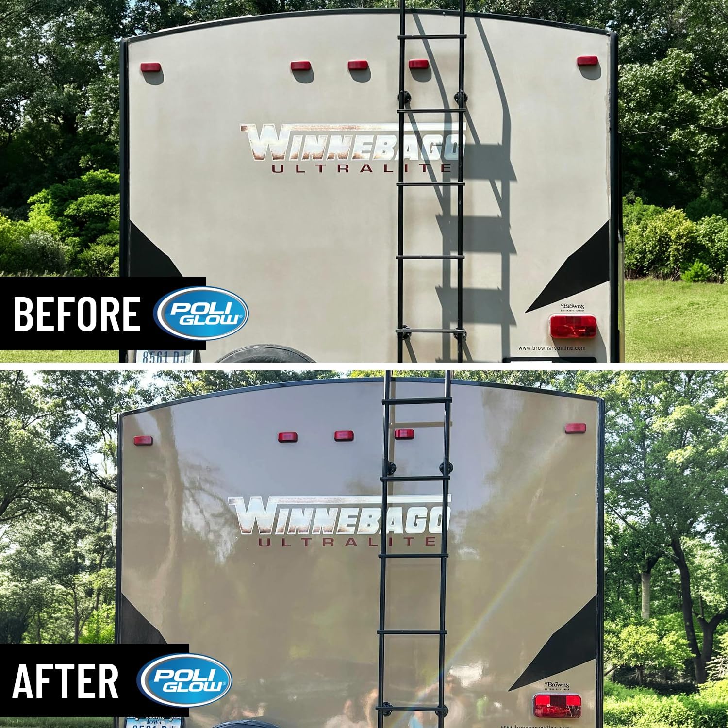 Poli Glow Deluxe Boat & RV Restoration Kit–Removes Oxidation, Seals & Protects–Restores High-Gloss Shine to Fiberglass & Gelcoat–New Liquid or Classic Powder Poli Ox–Easy, Long-Lasting 6-in-1 System - Image 9