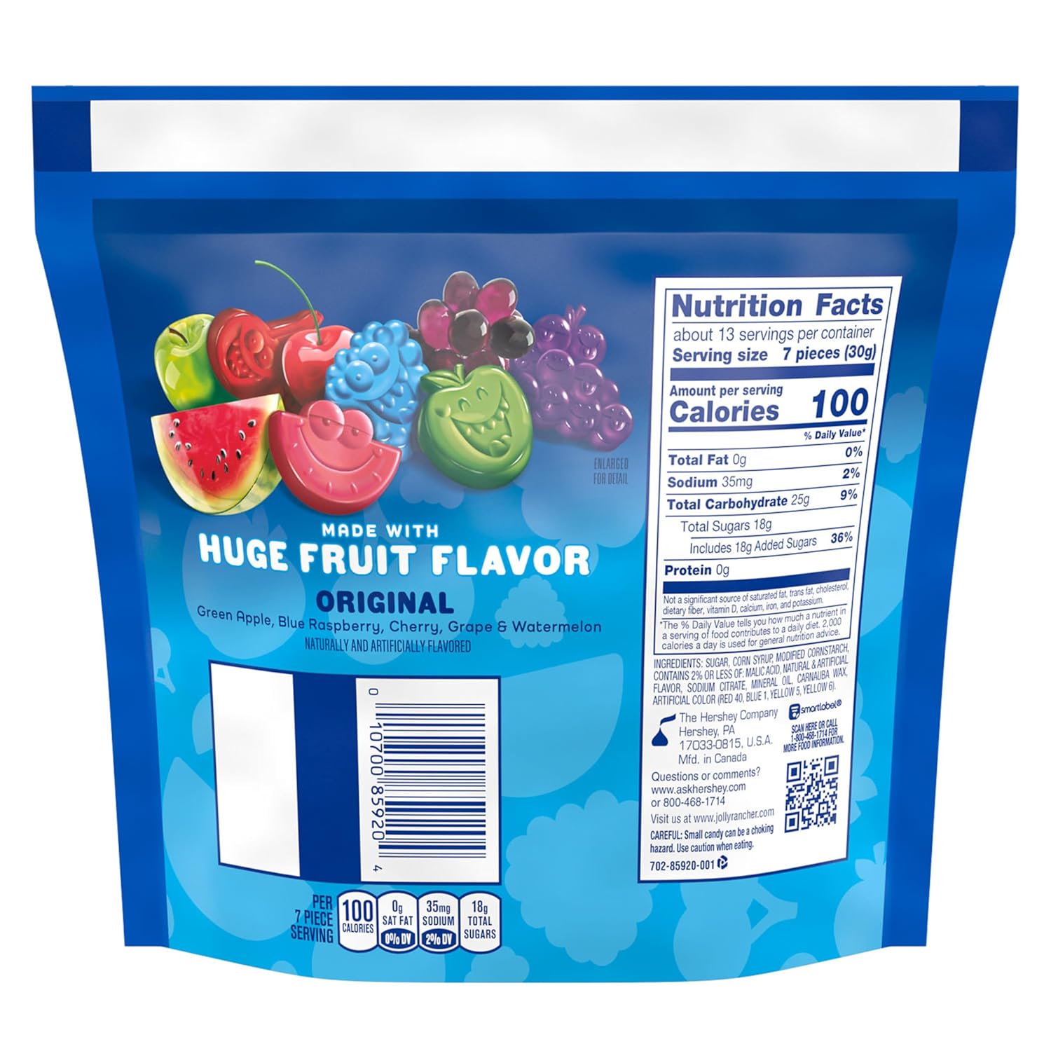 JOLLY RANCHER Gummies Assorted Fruit Flavored Candy Bag, 14 oz - Image 2
