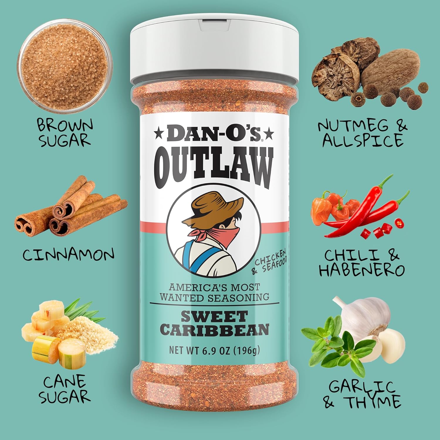 Dan-O's Outlaw Seasoning - Sweet Caribbean - Image 4