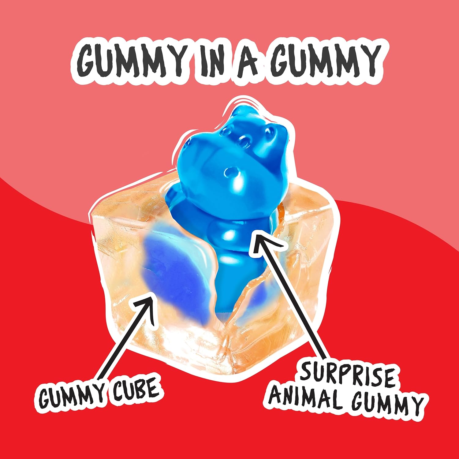 Juicy Drop Easter Mystery Gummy Candy Cubes, Original Flavor, 5oz, Peelable Strawberry Gummy Cube, Mystery Animal Inside, Interactive 2-in-1 Treat, Easter Basket Stuffers, Gifts for Kids, Party Favors - Image 5