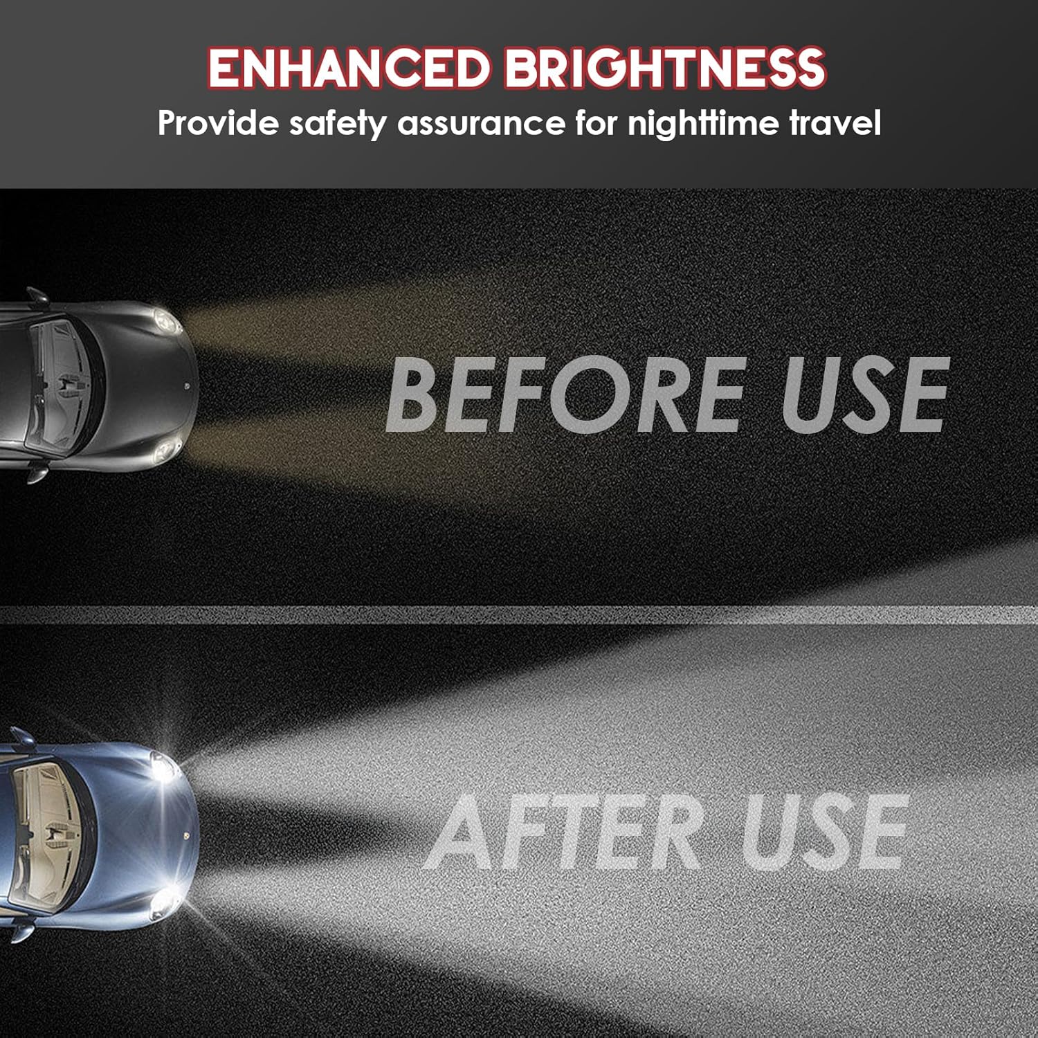 Automotive Headlamp Restoration Fluid Kit,Headlight Refurbishing Agent,2025 New Automotive Headlamp Restoration Fluid Oxidized Kit,Multifunctional Headlight Polishing for All Vehicle Types - Image 6