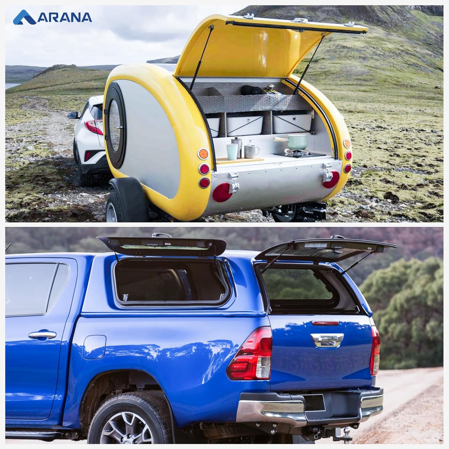 ARANA C16-06874 17 inch 40Lb Gas Struts, Leer Topper Gas Struts c16-33312, ML36-40 17" Lift Support Shocks Spring for Camper Shell Truck Canopy Cap Toolbox Lid GSNI-5200-40#LGP6-170-40, 2Pcs - Image 6