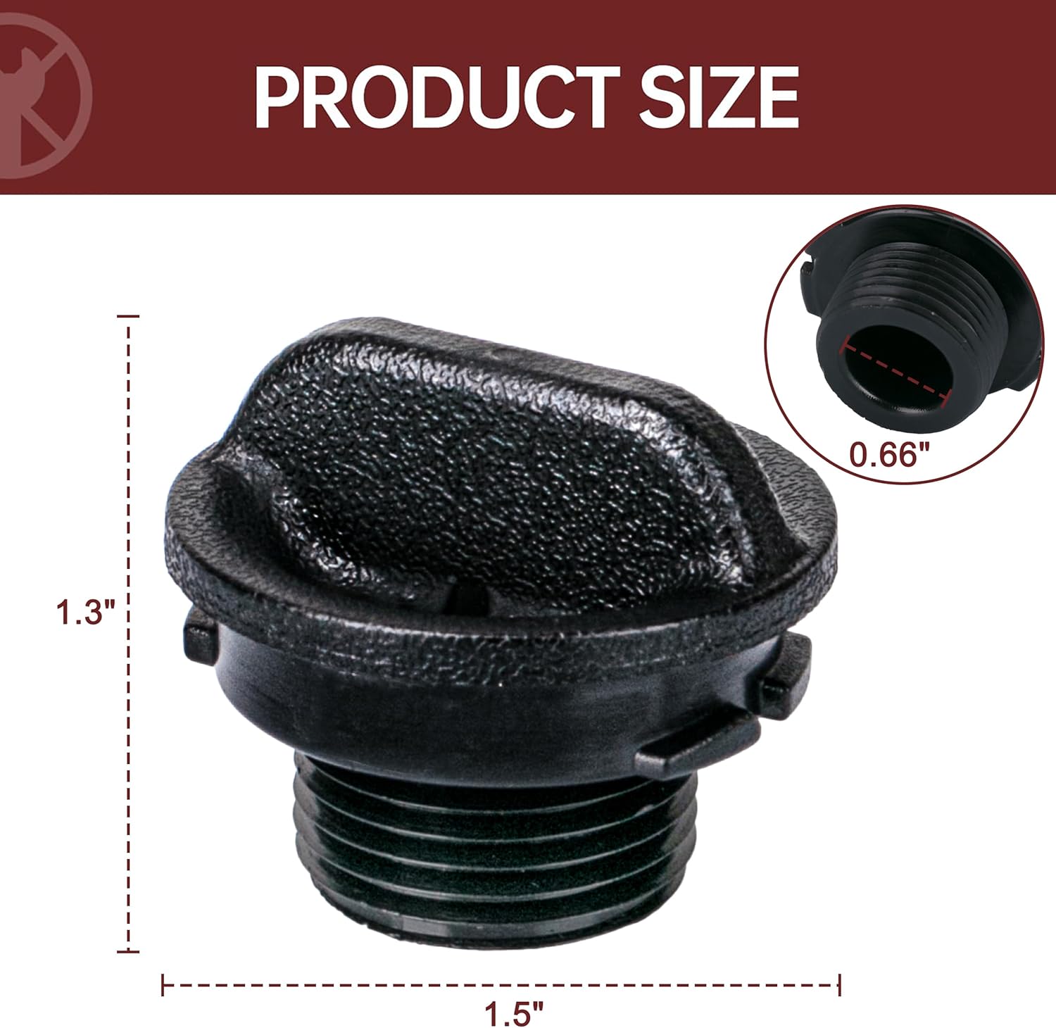 22-888958001 Boat Engine Plug Outboard Flush Plug for Mercury Jet, Fei and Verado and Verado All 4 Stroke Outboard Engines