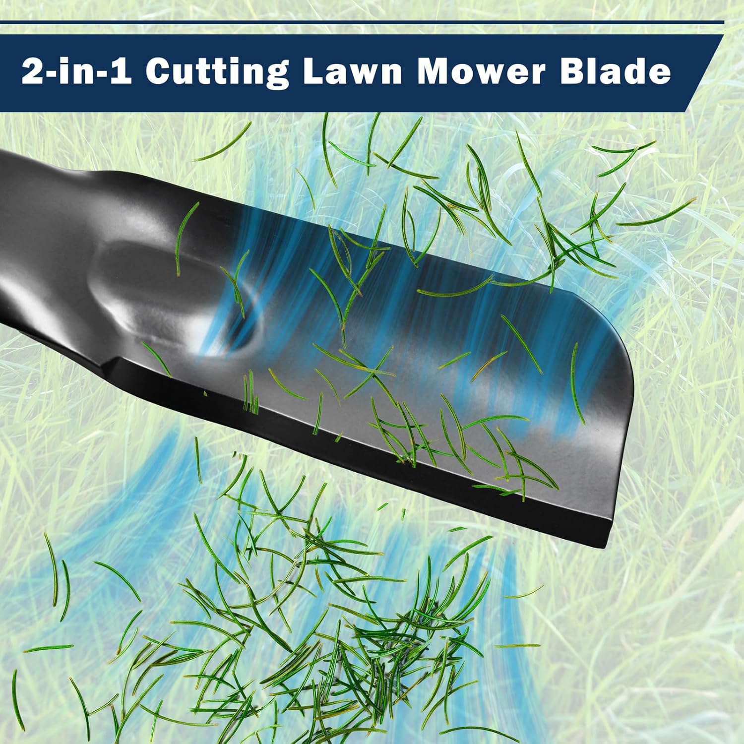 942-05056A 2-in-1 Cutting Lawn Mower Blade for Cub Cadet RZT-L54 XT1 XT2 54 inch Deck, Replaces for Craftsman MTD Ryobi Troy-Bilt 742-05056A, 942-05056, 742-05056, 3 PK - Image 4