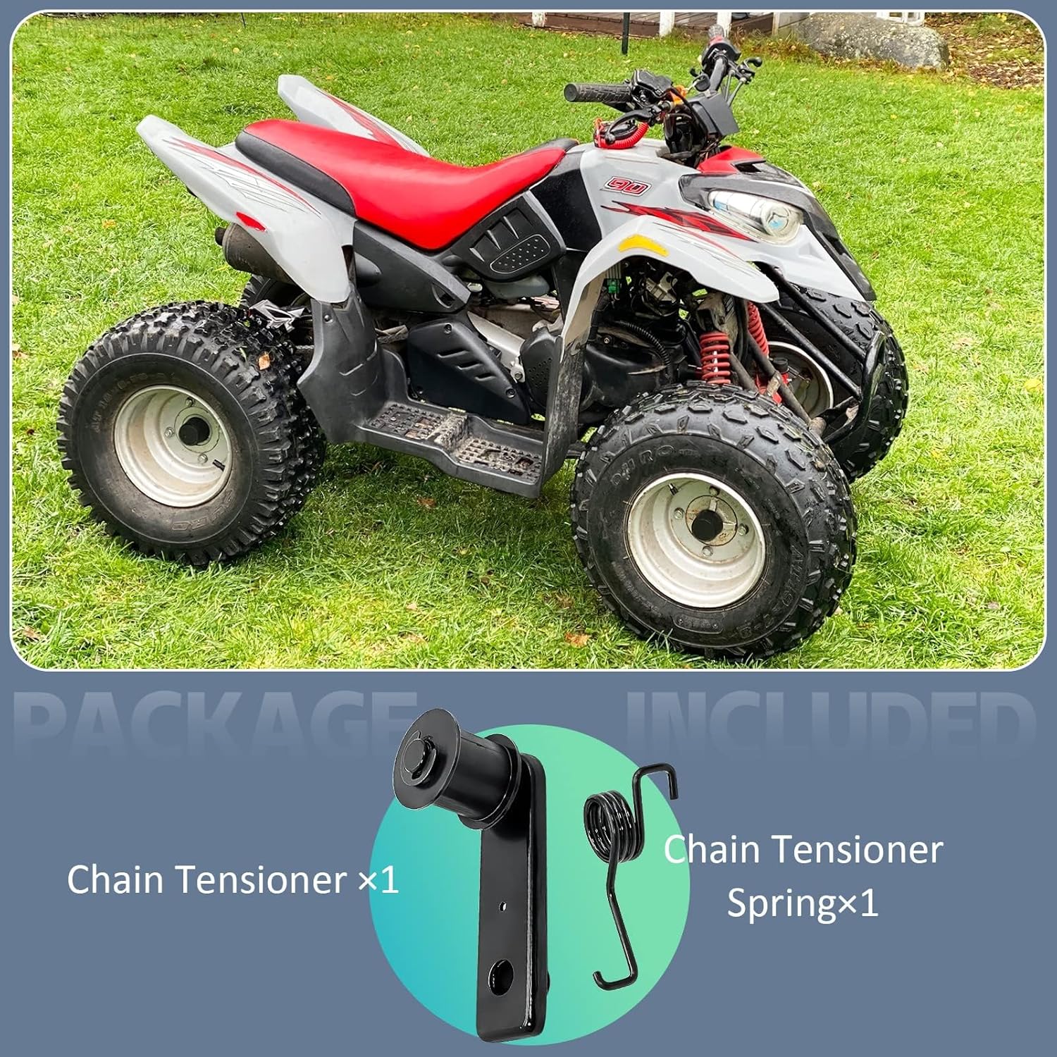 M MATI Chain Tensioner 0452954 for Polaris Sportsman 90 110 Outlaw 90 110 Predator 90 RZR 170 2004-2022 0451686 - Image 7