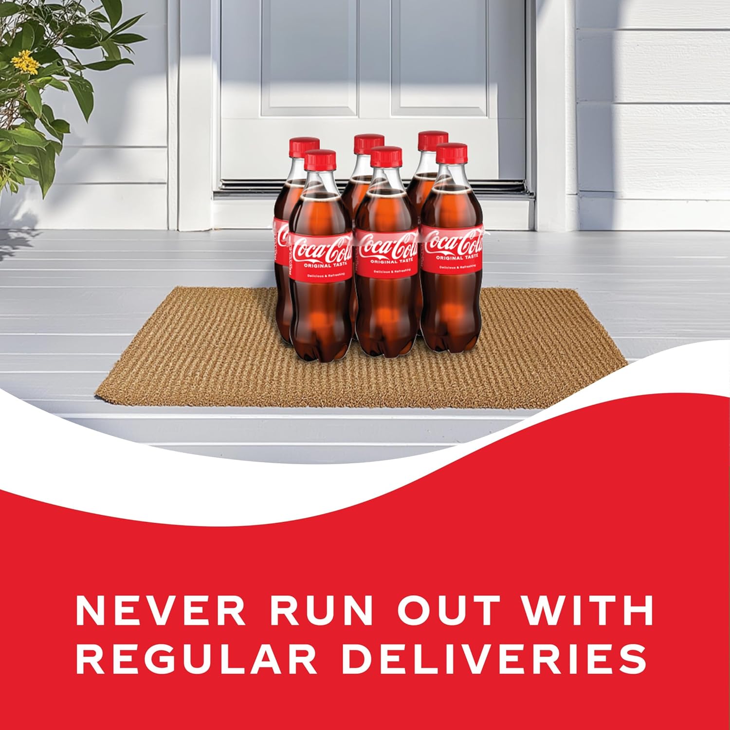 Coca-Cola Soda Soft Drinks, 16.9 fl oz Bottles, 6 Pack - Classic Cola Soft Drink Pack - Image 8