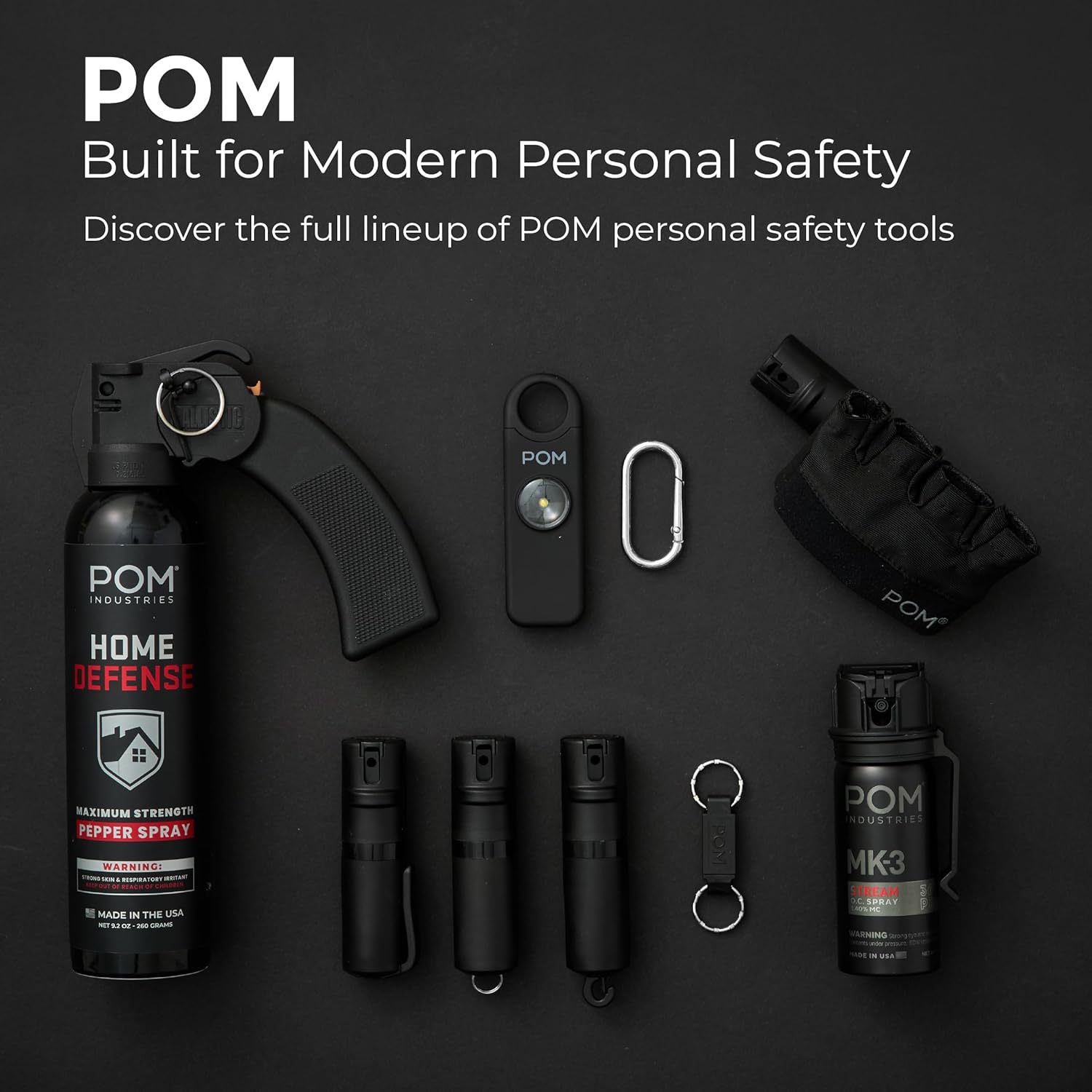 POM Pepper Spray Pocket Clip, Quick Flip Top Safety, Maximum Strength OC Formula with UV Marking Dye, Safe Compact and Tactical Design for Everyday Carry, 25 Bursts, 10 ft Range, 0.5 fl oz - Image 9