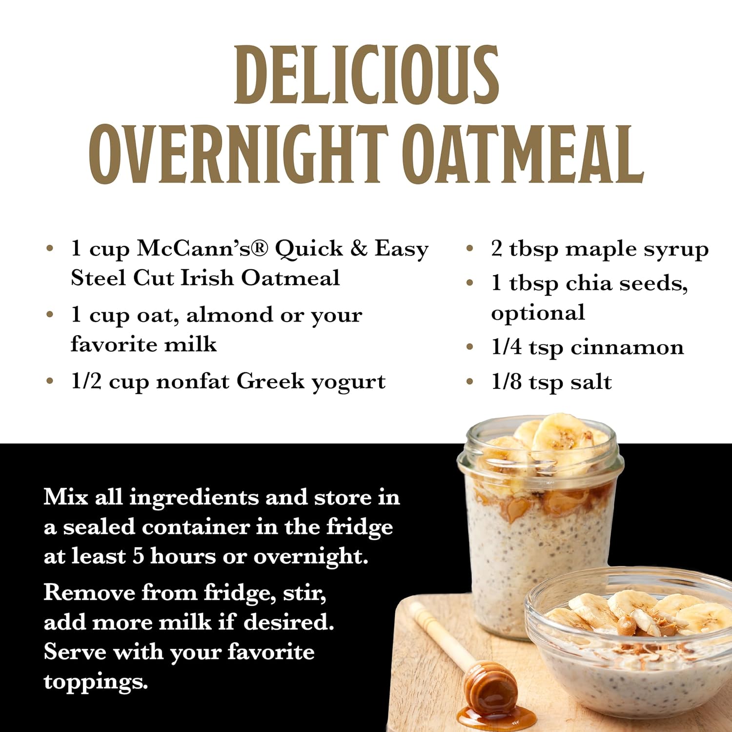 McCann's Irish Oatmeal, Traditional Steel Cut Oats, 28 Ounce Bag - Image 8