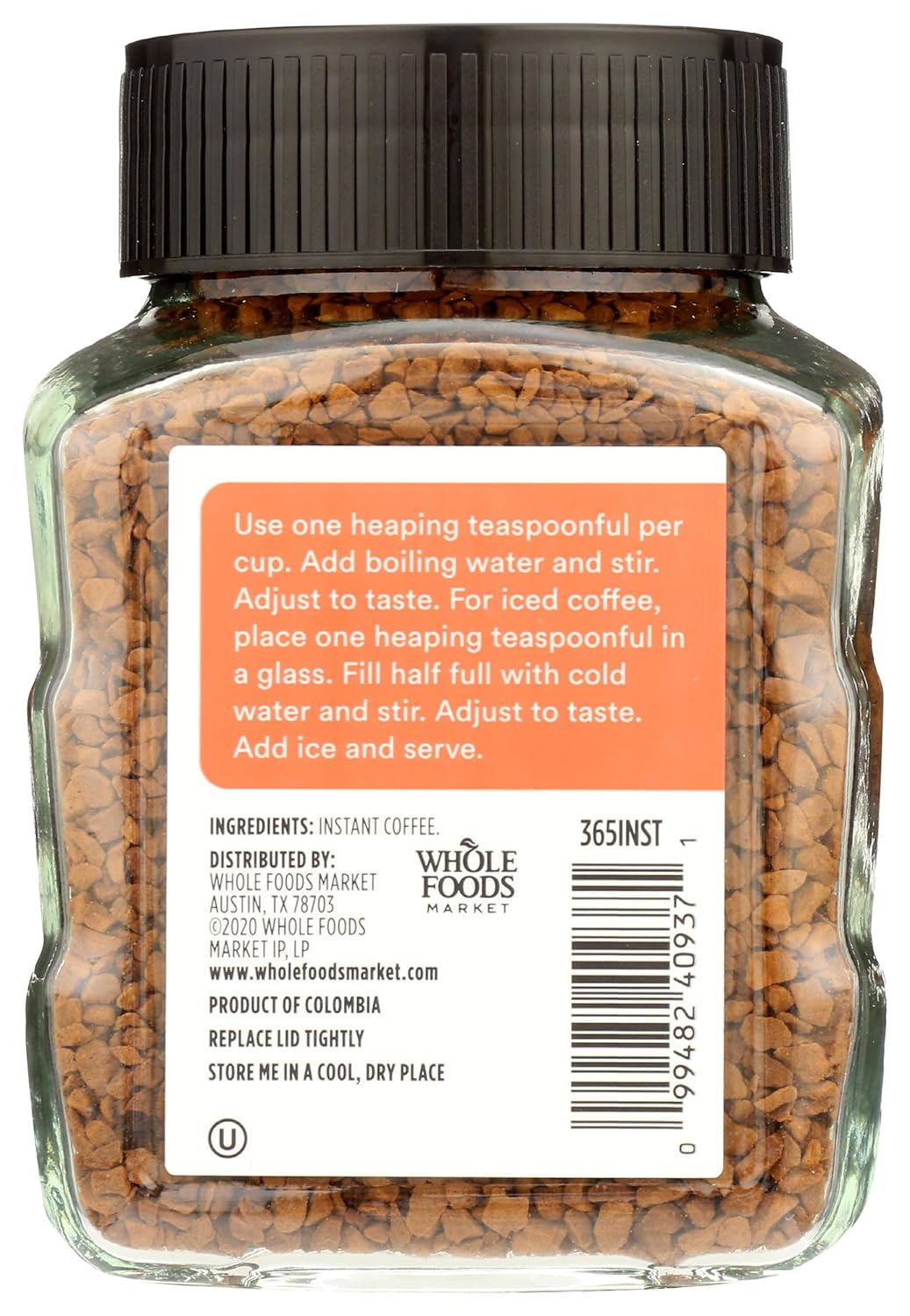365 by Whole Foods Market, Instant Coffee, Dark Roast, 3.5 Ounce - Image 4