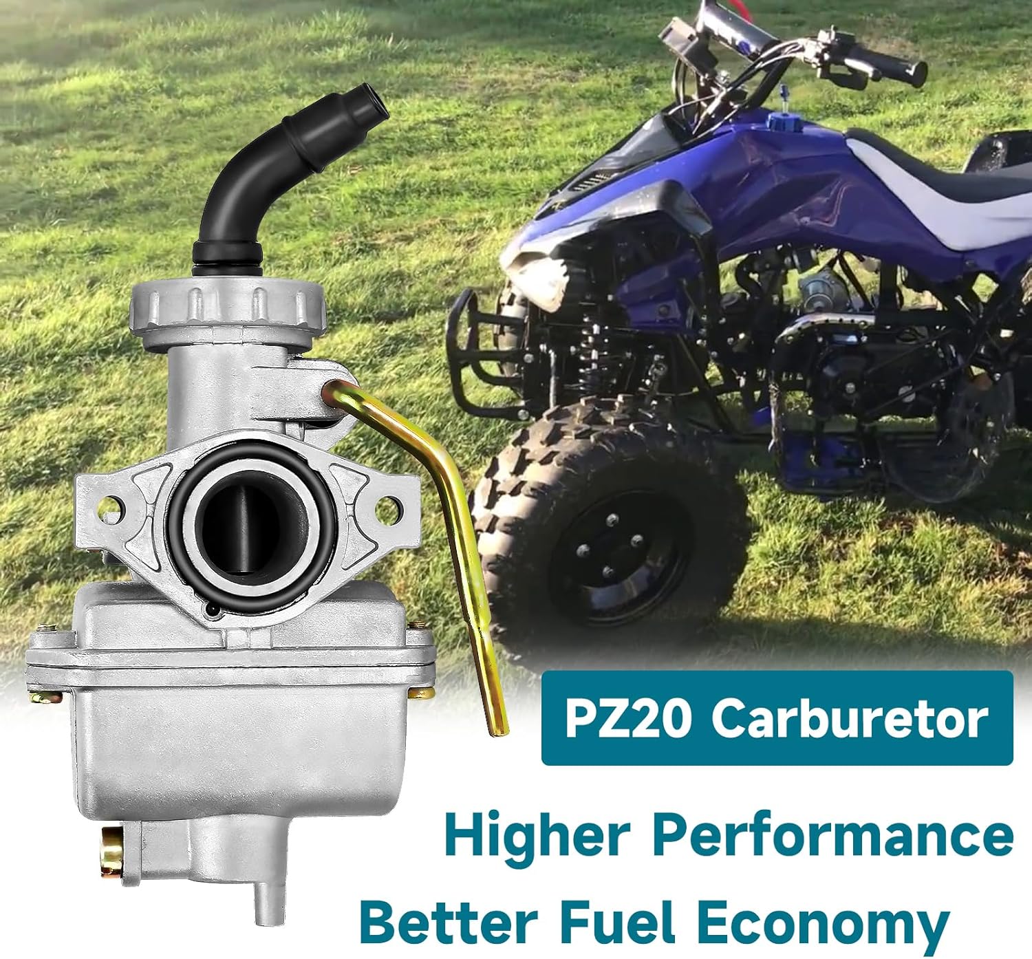 FVRITO PZ20 Carburetor Kit for Tao tao Coolster 125cc 110cc 90cc 70cc 50cc Kazuma Baja Chinese ATV Quad 4 Wheeler SunL NST Roketa Loncin Lifan XR80 CRF70 4 Stroke Go Kart Pit Dirt Bike Parts - Image 2