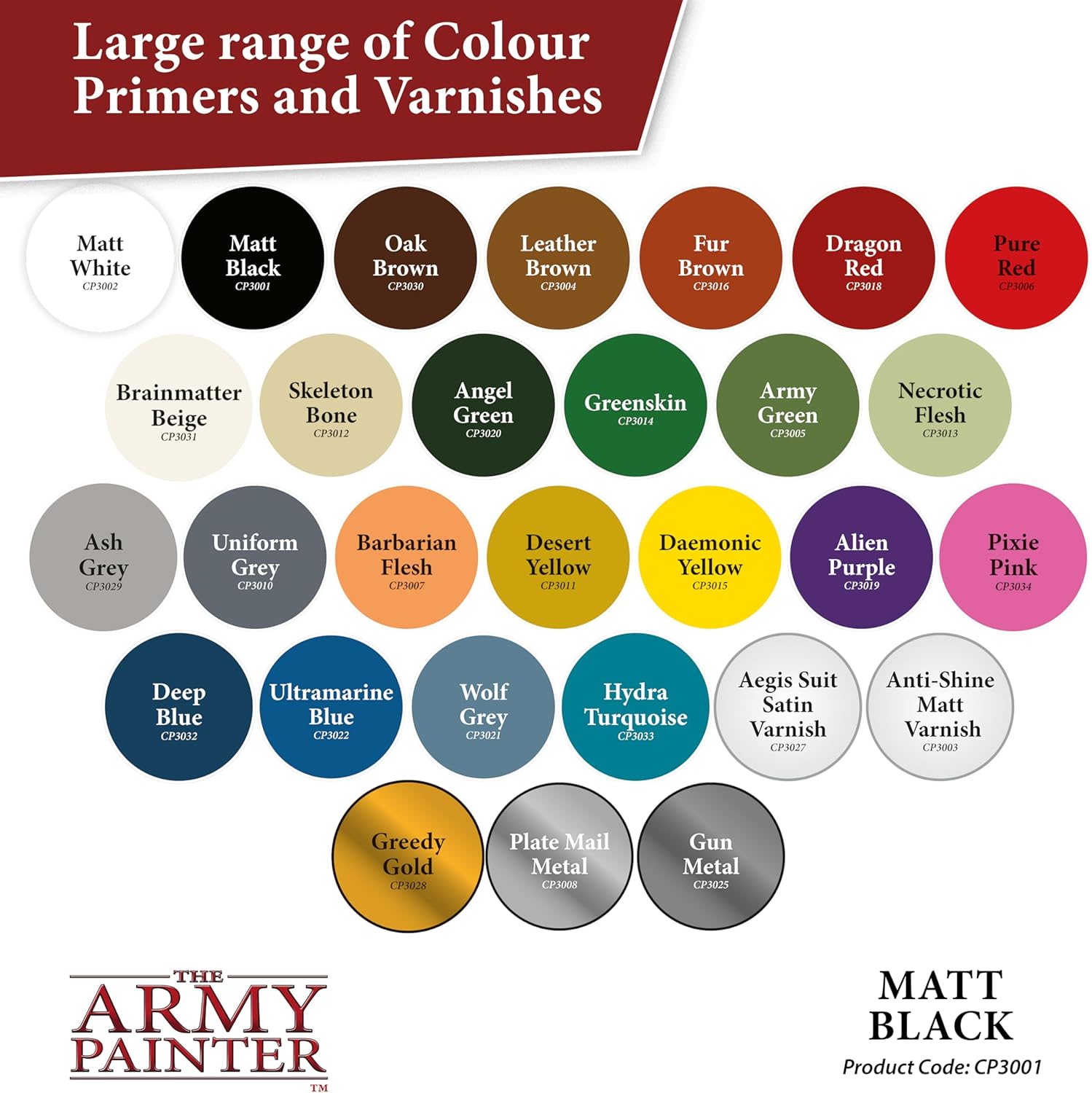 The Army Painter Base Primer Matt Black, 400 mL Acrylic Spray Primer, Spray Paint Basecoat for Miniature Priming, Tabletop Roleplaying, Boardgames, and Wargames Miniature Modelling - Image 6