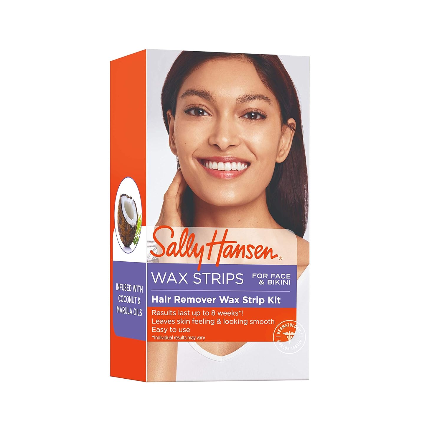 Sally Hansen Wax Kit Wax Strips for Face & Bikini| Vegan, Dermatologist Tested, Long-Lasting Smooth Skin | 20 Count, Pack of 2 - Image 4