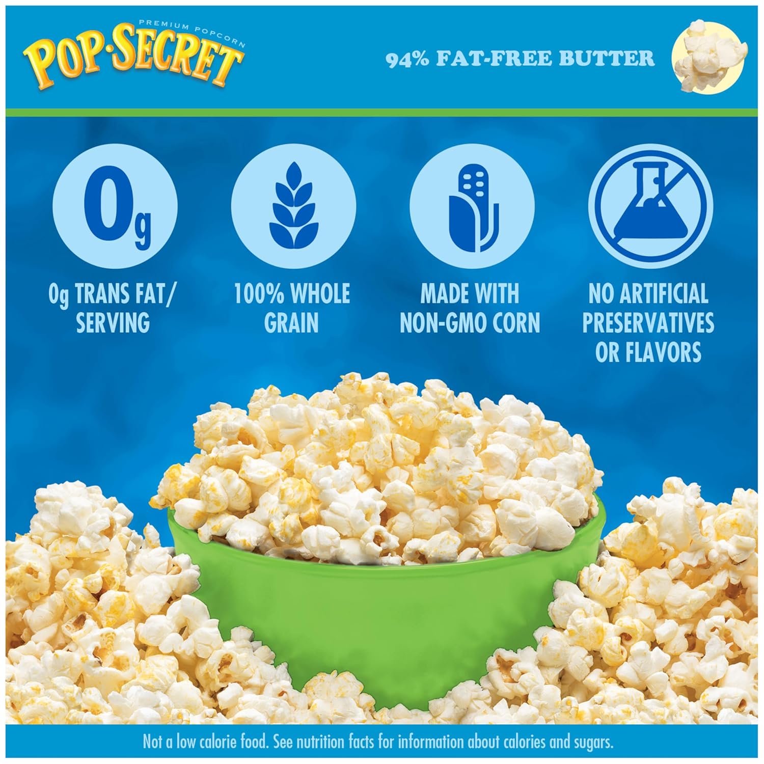 Pop Secret 94% Fat Free Butter Popcorn, 6 Count Boxes (Pack of 6) - Image 2