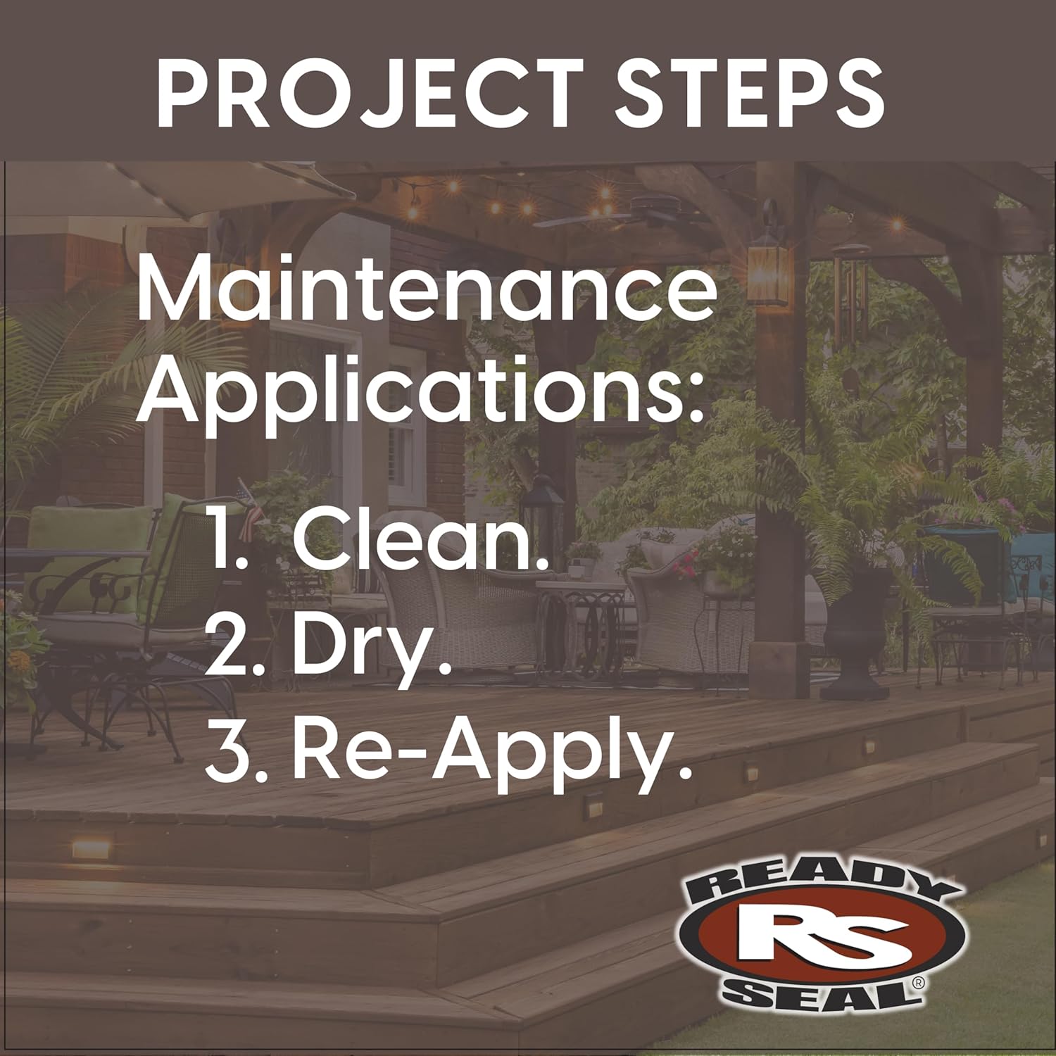 Ready Seal Exterior Wood Stain | Semi-Transparent Oil-Based Formula | Professional Grade Stain and Sealer in One | Ideal for Decks, Fences, Pergolas, Wood Siding & More | Gallon | Pecan - Image 7