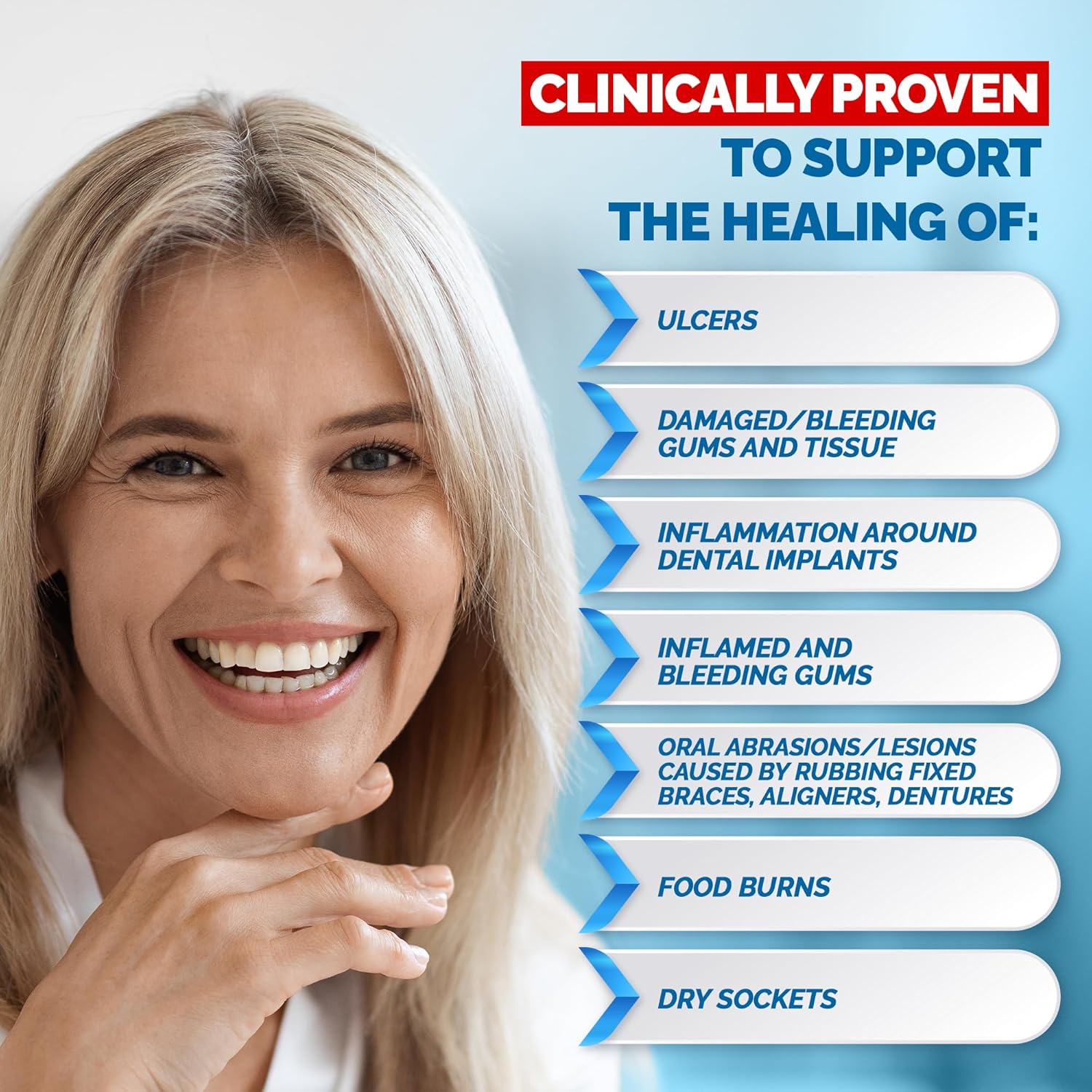 Gengigel Hyaluronic Acid Oral Gel for Mouth & Gum Discomfort (20ml), Soothes Irritation, Promotes Natural Healing & Protects Delicate Oral Tissue, No Paraben or SLS, Vegan & Kosher - Image 5