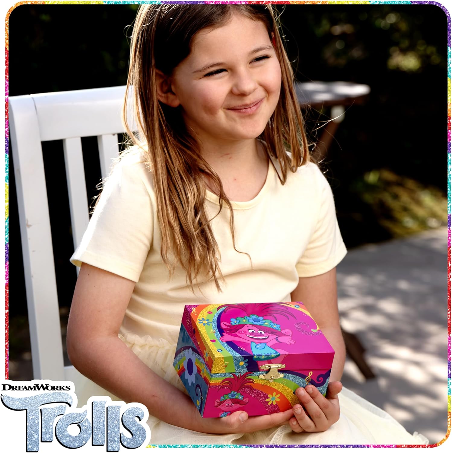 Trolls Jewelry Box for Girls Musical Jewelry Box with Spinning Figurine, Trolls Toys for Kids Ages 3-5 - Image 6