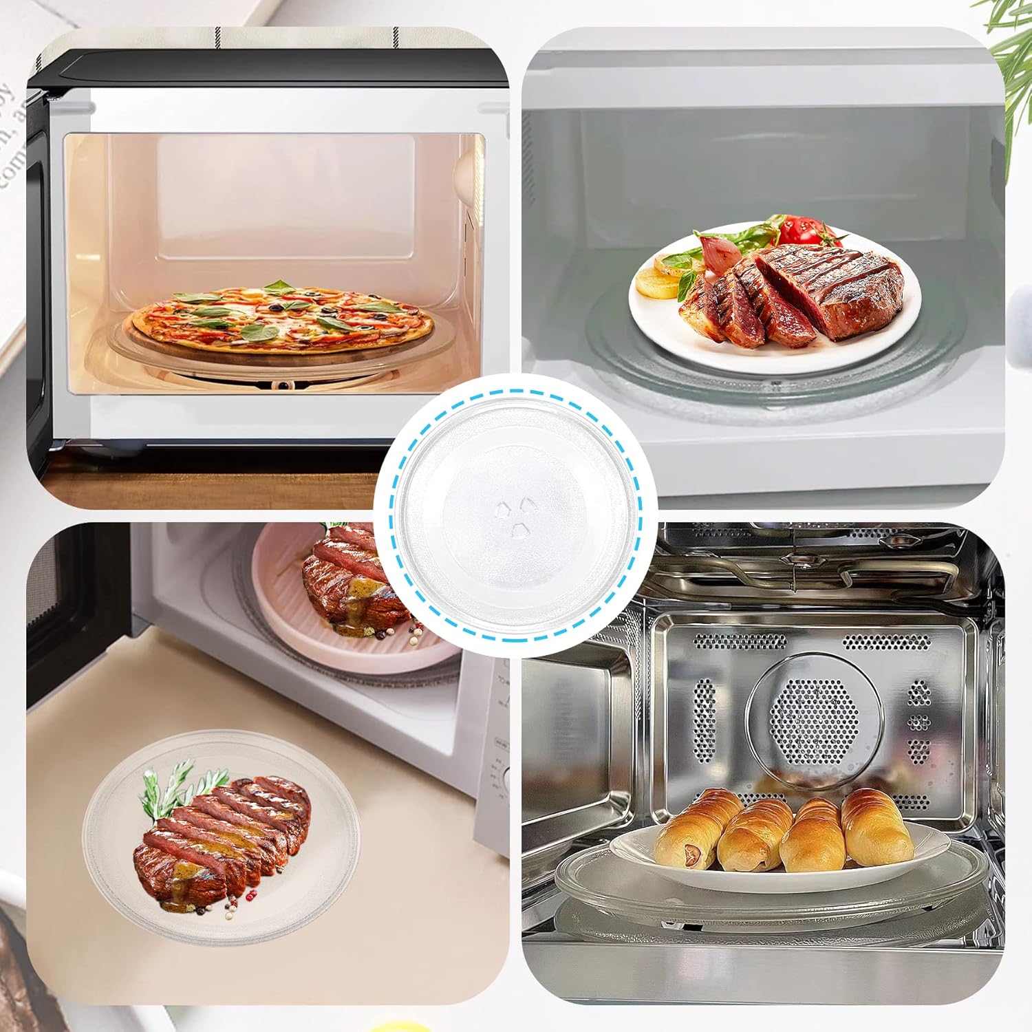 11.5" Universal Microwave Plate Replacement Glass Turntable | Fits GE, Samsung, LG, Magic Chef, Amana, Toshiba - Image 7