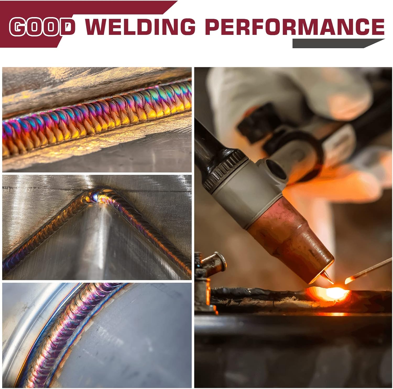 ARCCAPTAIN TIG Welding Tungsten Electrode 10-Pack 1/16"x 7"(Red, WT20/EWth-2) - Image 7