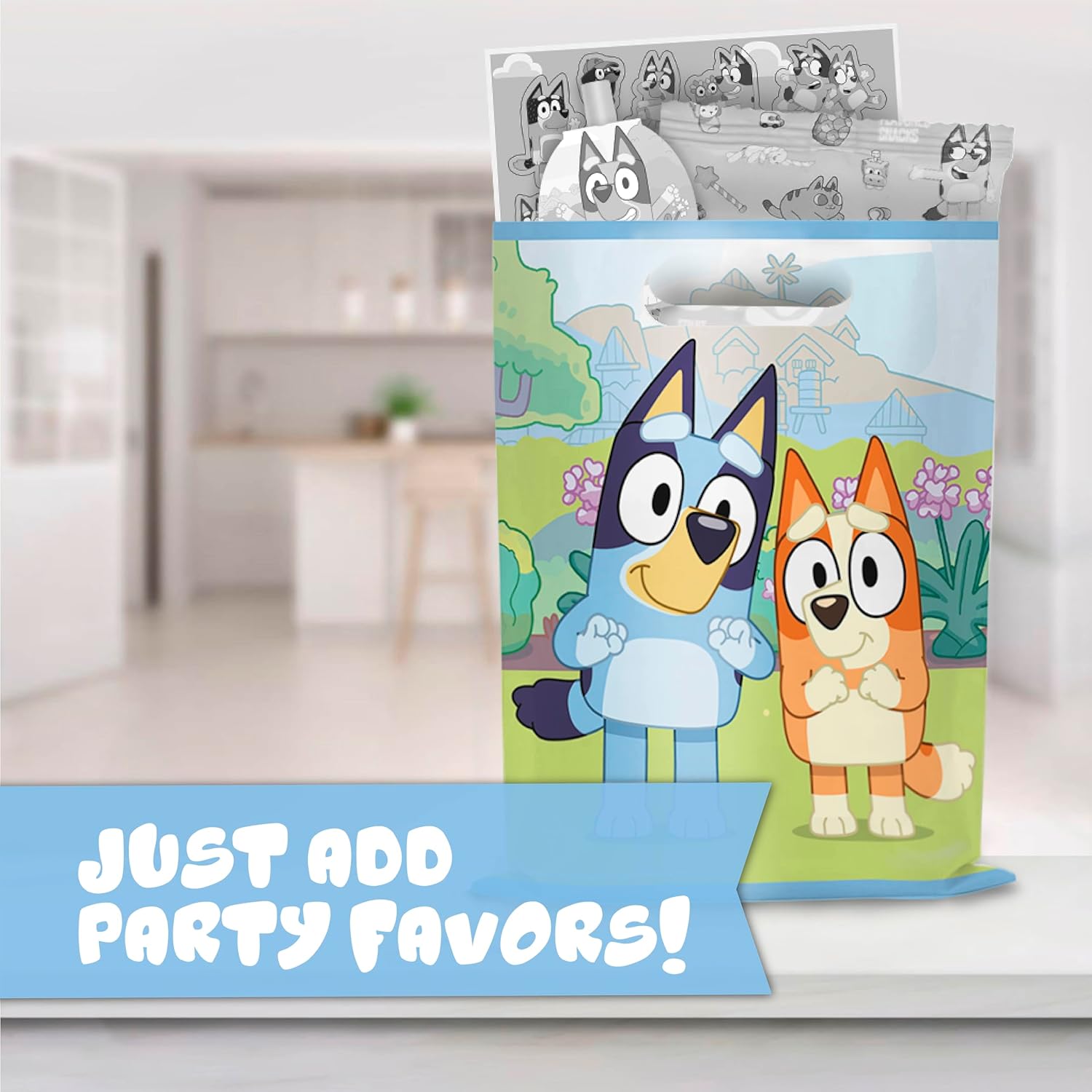 Unique Bluey Goodie Bags for Party Favors | 16 Pack | Bluey Birthday Decorations and Party Supplies - Image 7