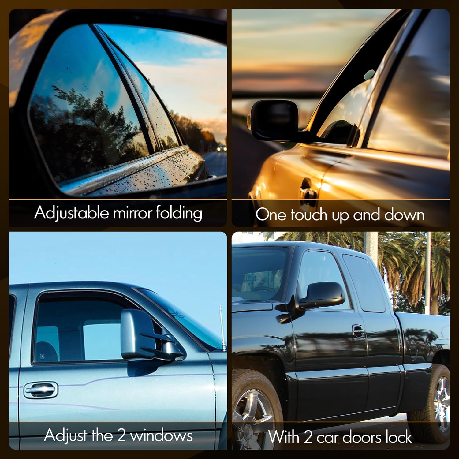 ASOPARTS 15883322 Driver Side Power Window Switch and Black Bezel Assembly with Folding Mirror Switch Fit for 2003-2007 Chevrolet Silverado, 2003-2007 GMC Sierra 920-024 Replaces DWS-248 - Image 7