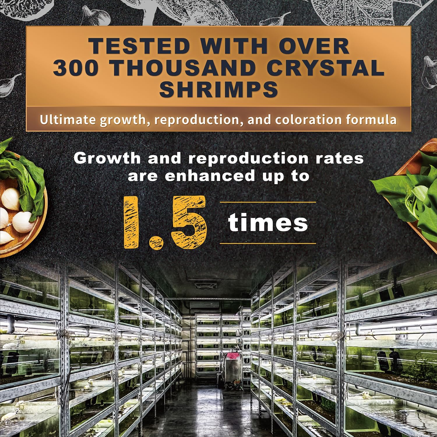 Ultra Fresh Shrimp Food, High Protein, Rich in Vitamins for Crystal, Caridina and Small Tropical Shrimp 2.04oz - Image 6