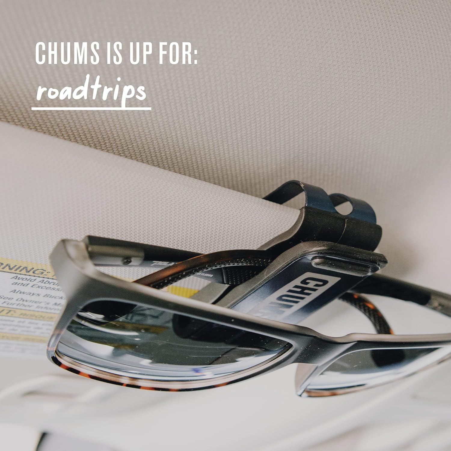 Chums Glasshopper Clip - Metal Sun Visor Glasses Holder for Vehicles - Car, Truck, or SUV Sunglasses Mount Attachment (Black) - Image 4