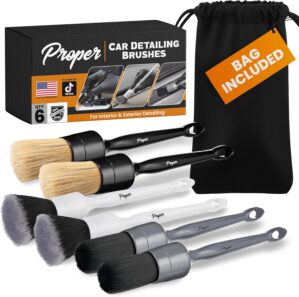 Premium Car Detailing Brush Set ...