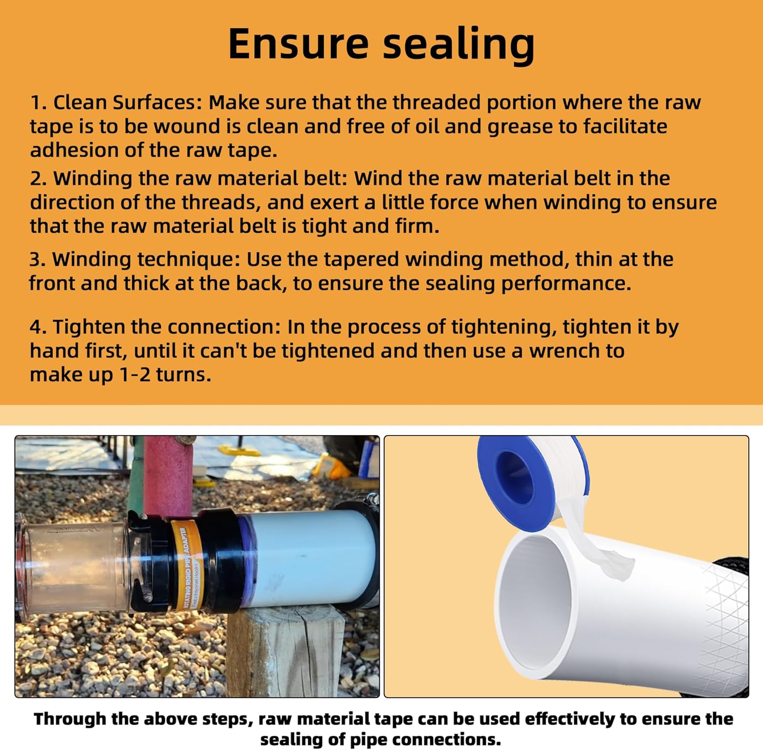 TonGass (Combo Pack) RV Sewer Hose Fitting Adapter to PVC, RV Sewer Connection & RV Sewer Termination Adapter - 3" Hub x Bayonet Hooks - Image 8