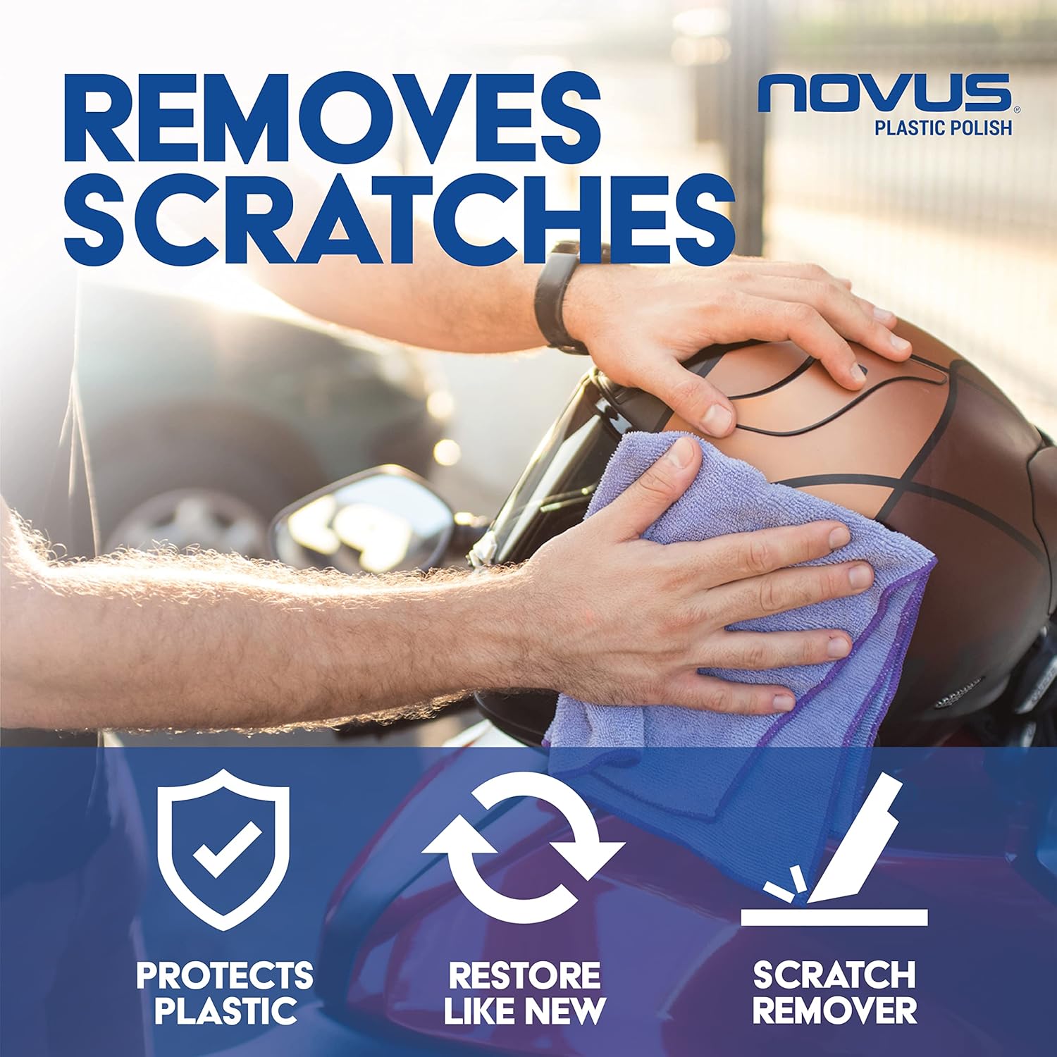 NOVUS 7030 | Fine Scratch Remover #2 | 2 Pack, 8 Ounce Bottles - Image 9