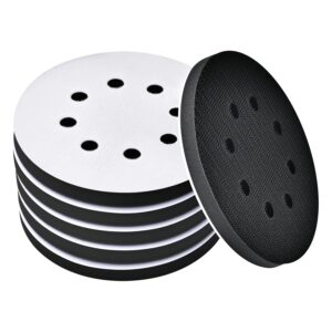 6 Pack 5 Inch 8 Hole Foam Sanding P...