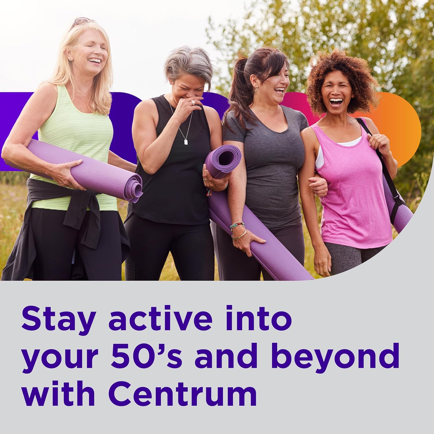 Centrum Silver Women's Multivitamin for Women 50 Plus, Multivitamin/Multimineral Supplement with Vitamin D3, B Vitamins, Non-GMO Ingredients, Supports memory and cognition in older adults - 65 Ct - Image 7