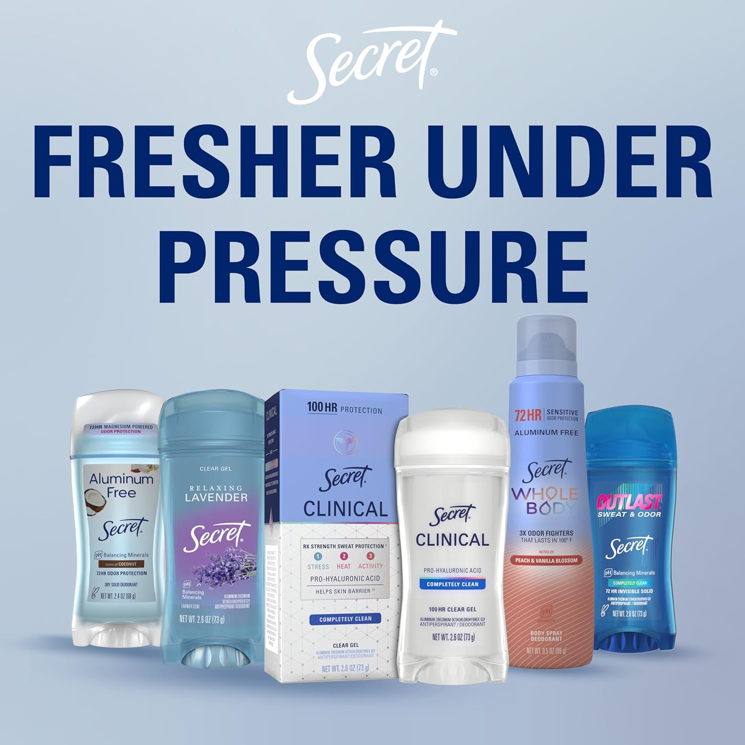 Secret Anti-Perspirant Deodorant Invisible Solid Powder Fresh Twin Pack 5.20 oz - Image 10