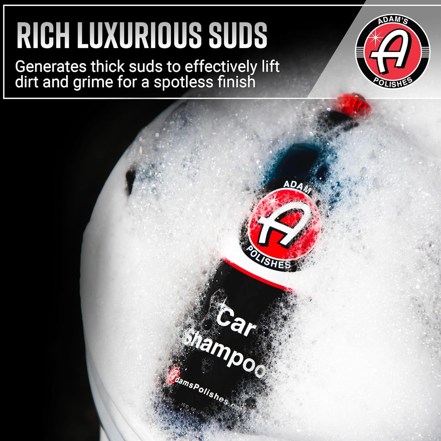 Adam's Car Shampoo (16oz) - pH Best Biodegradable Car Wash Soap for Foam Cannon, Spray Gun or Bucket - High Foam, Scratch-Free Auto Detailing for Cars, Trucks, RVs & Motorcycles - Image 6
