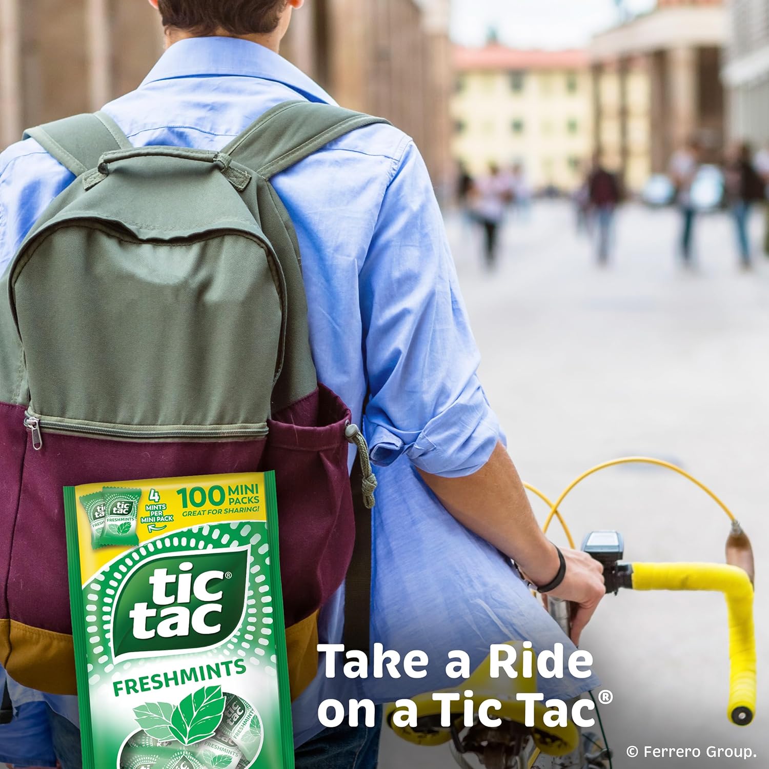 Tic Tac Freshmints, Bulk Bag with 100 Mini Packs (4 Mints each), Share-Size, On-the-Go Mints, 6.7 oz - Image 6