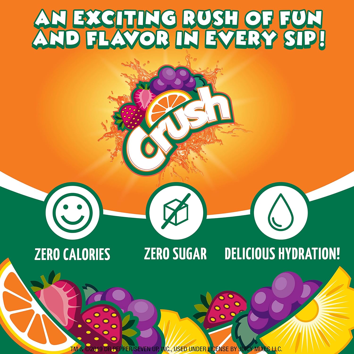 Crush, Pineapple, Liquid Water Enhancer – New, Better Taste! (4 Bottles, Makes 96 Flavored Water Drinks) – Sugar Free, Zero Calorie - Image 3