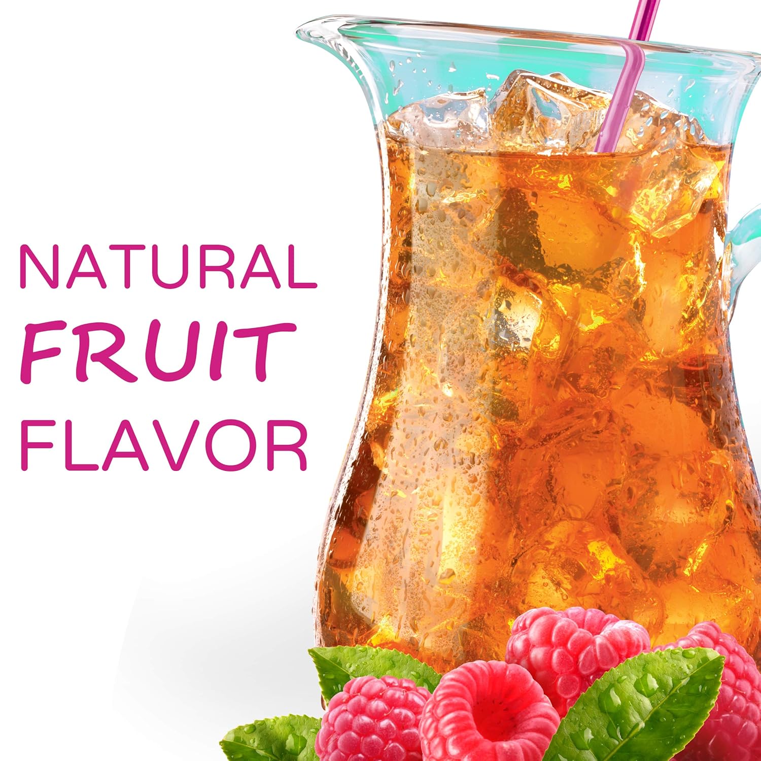 Crystal Light Sugar-Free Raspberry Ice Drink Mix (6 Pitcher Packets) - Image 6