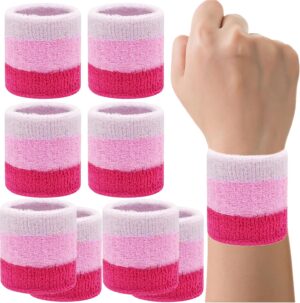 8 Pack Wrist Sweatbands Tennis Wris...