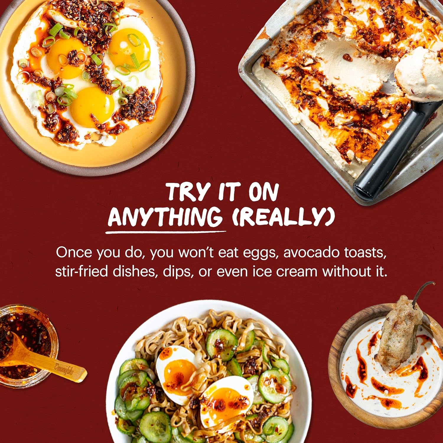Momofuku Chili Crunch Variety Pack by David Chang, 3 Pack (5.5 Ounces Each), Crunchy Garlic and Shallot Oil, Spicy Chili Crisp Sauce or Ramen Topping - Image 5