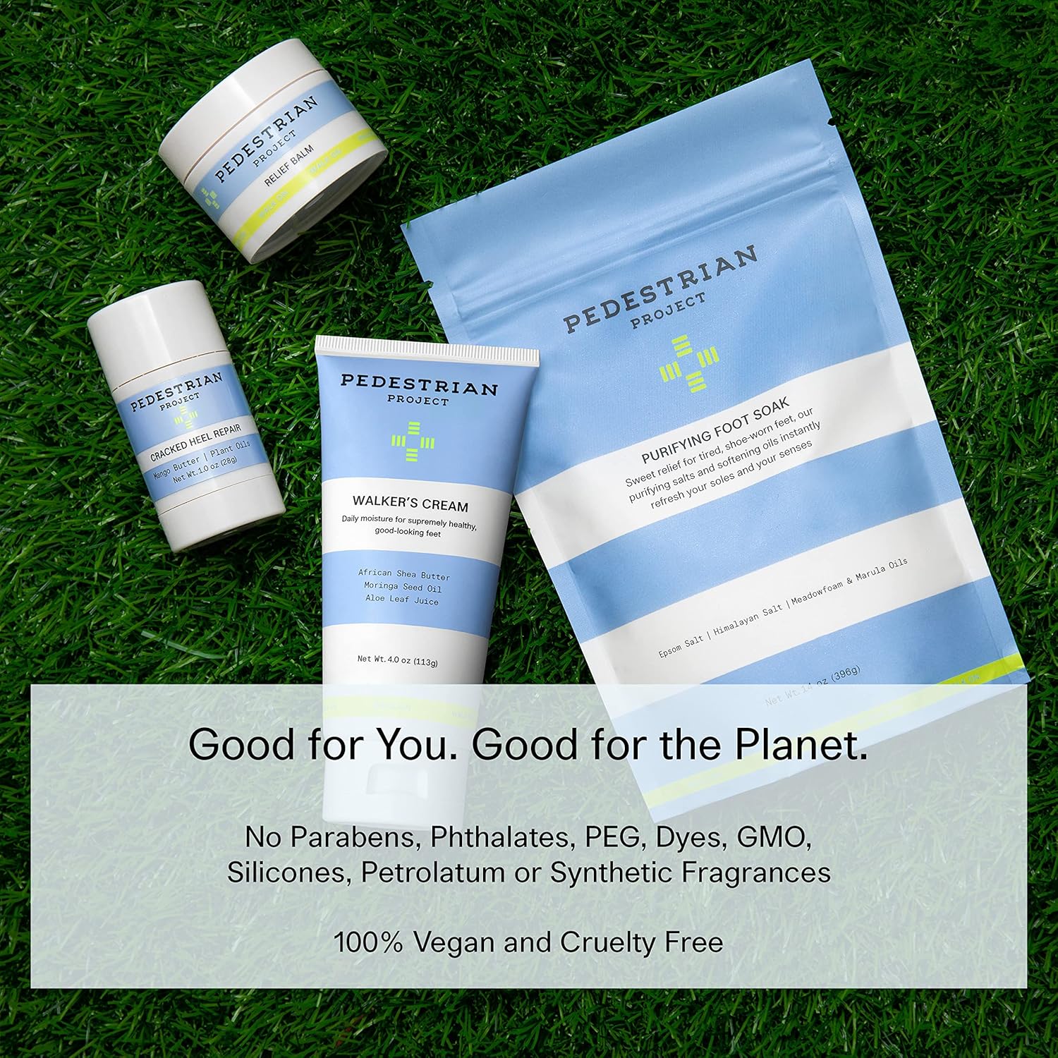 Pedestrian Project Walker’s Foot Cream for Calluses and Dry Feet - Hydrates, Softens & Smooths with Shea Butter, Moringa Seed Oil & Aloe - Vegan, Cruelty-Free Foot Care, 4 oz - Image 5