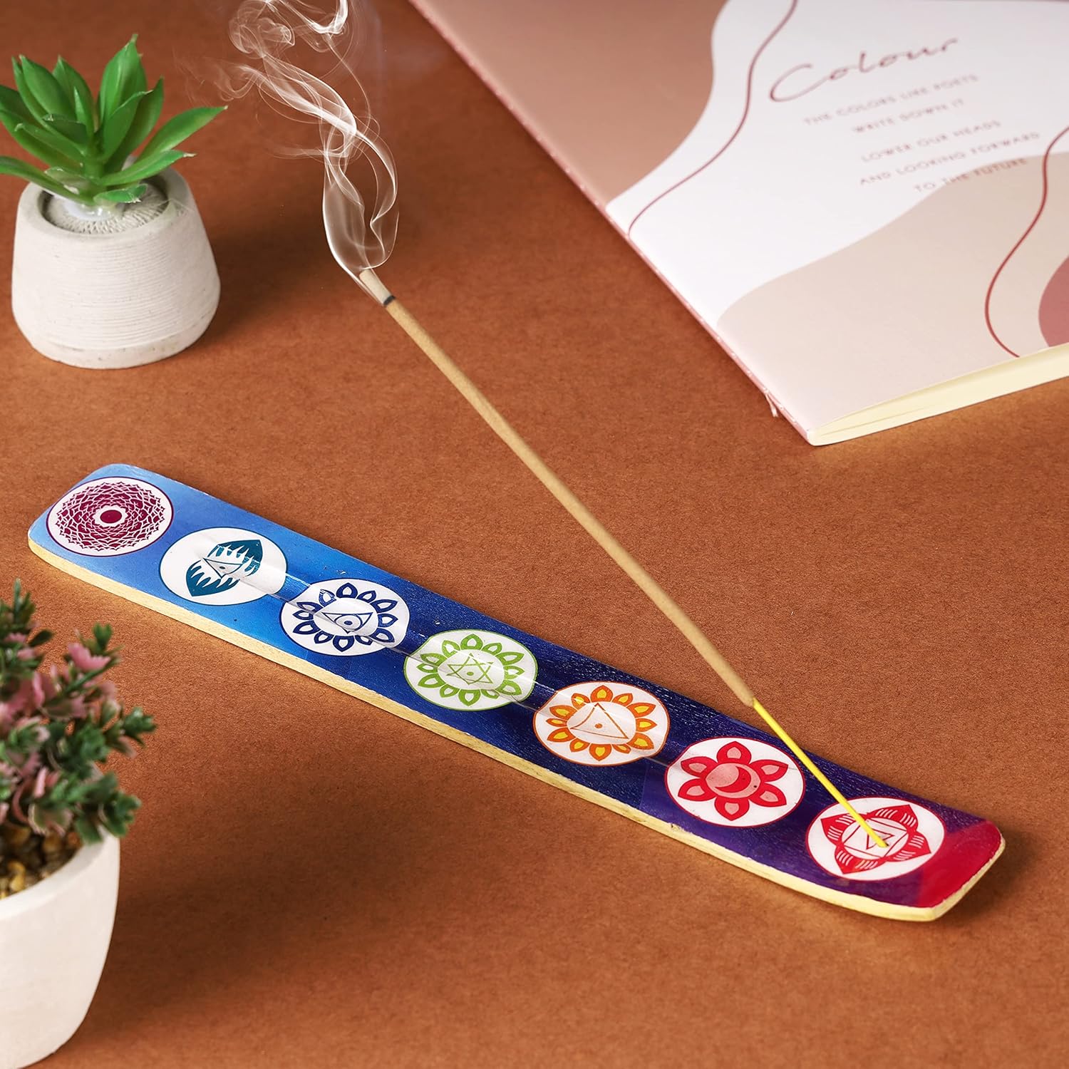 Bless-Nag-Champa 100%-Natural-Handmade-Hand-Dipped-Incense-Sticks Organic-Chemicals-Charcoal-Free Purification-Relaxation-Positivity-Yoga-Meditation Best-Woods-Scent (500 Sticks (26 OZ)) - Image 8