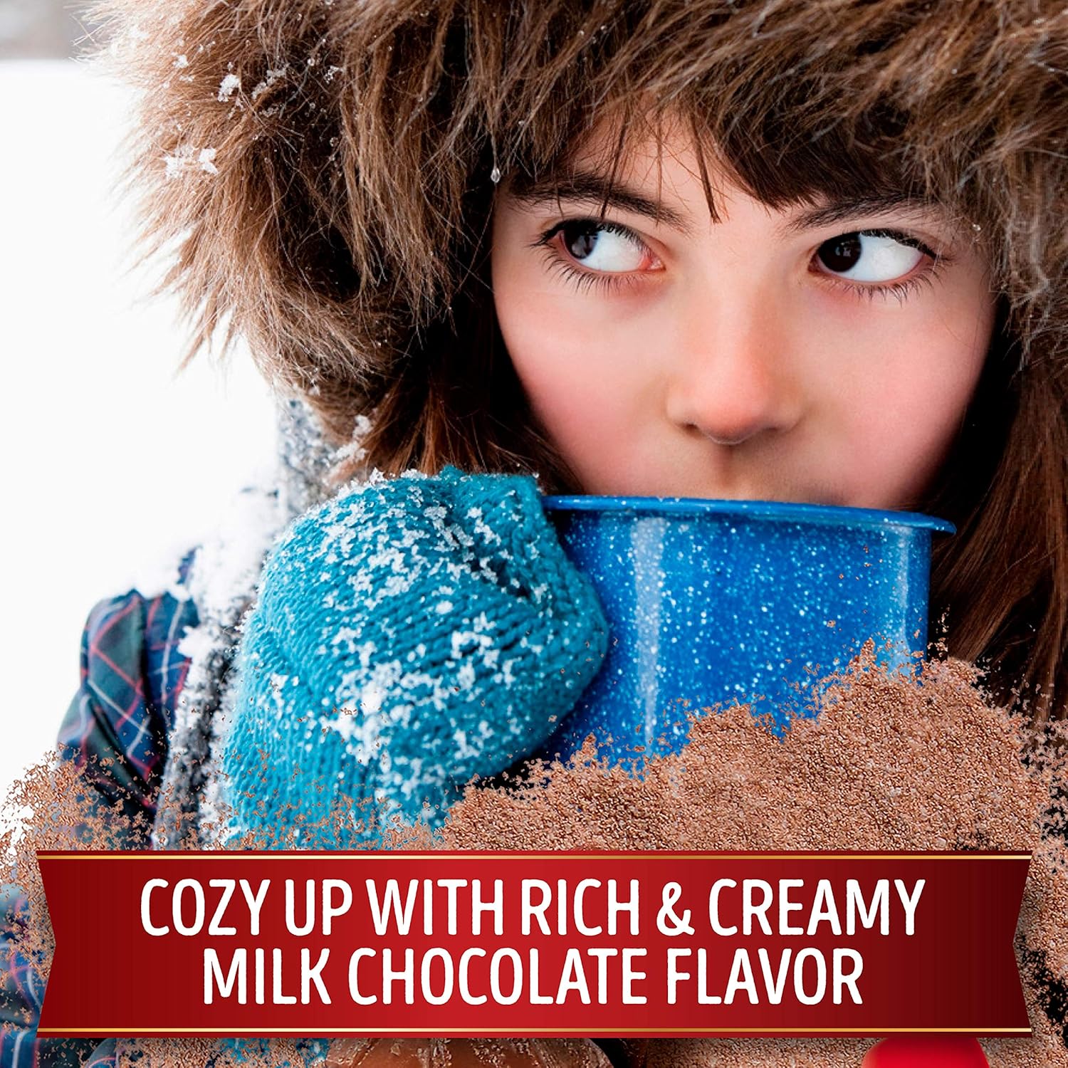 Swiss Miss Milk Chocolate Flavor Hot Cocoa Mix, 1.38 oz. 50-Count - Image 7
