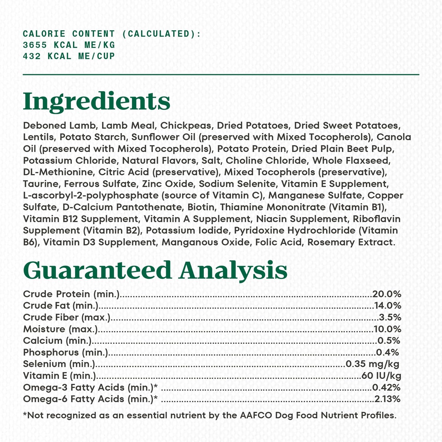 Nutro Limited Ingredient Diet Dry Dog Food, Adult Dog Food Dry Lamb & Sweet Potato Recipe, 4 lb. Bag - Image 7