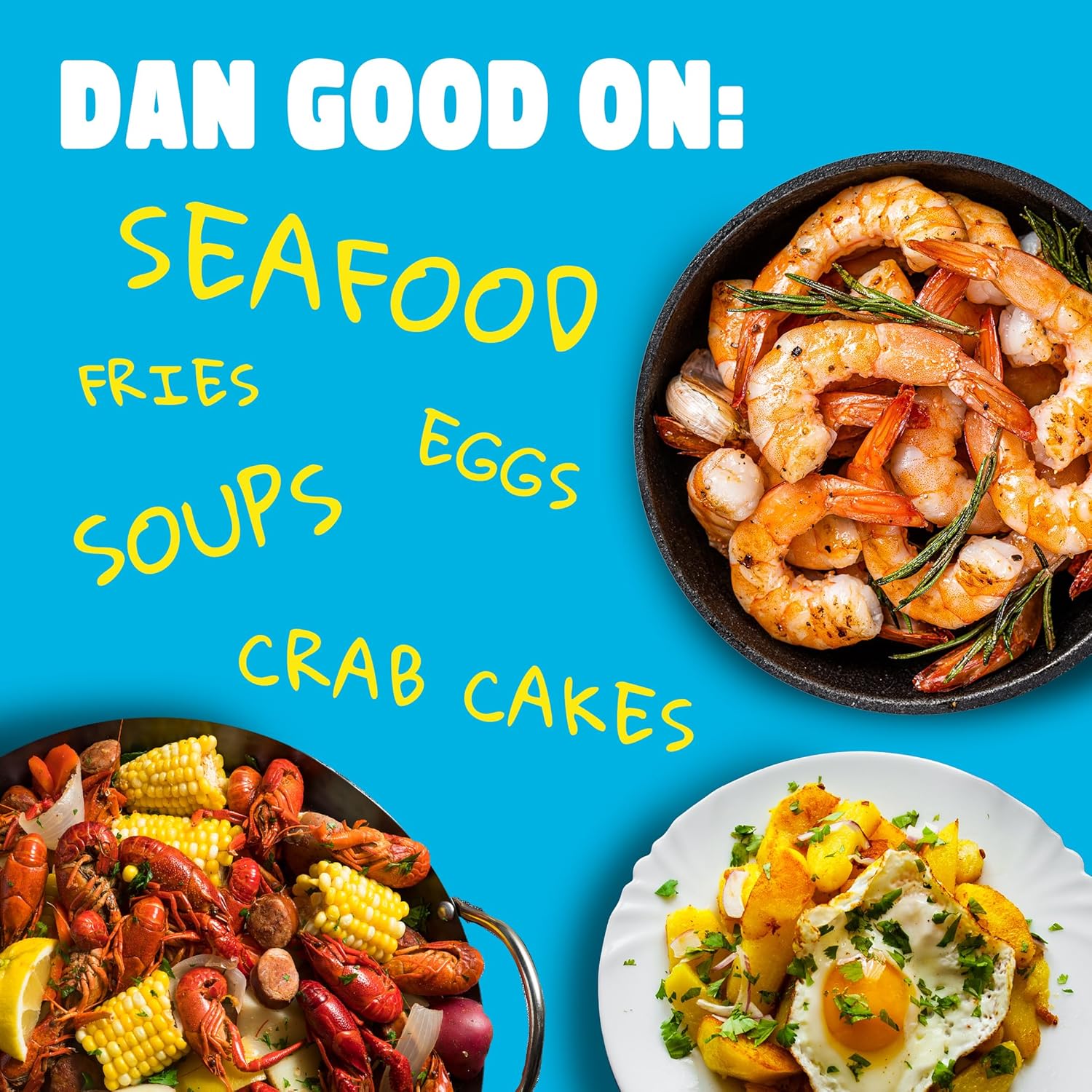 Dan-O's SEA-soning Seasoning, 8.9 oz Bottle, All-Purpose Seasoning for Fish, Shrimp, Seafood, Chicken and More, Sugar Free, Zero Calorie, Use this Spice Blend to Compliment any Sea-Inspired Dish - Image 5