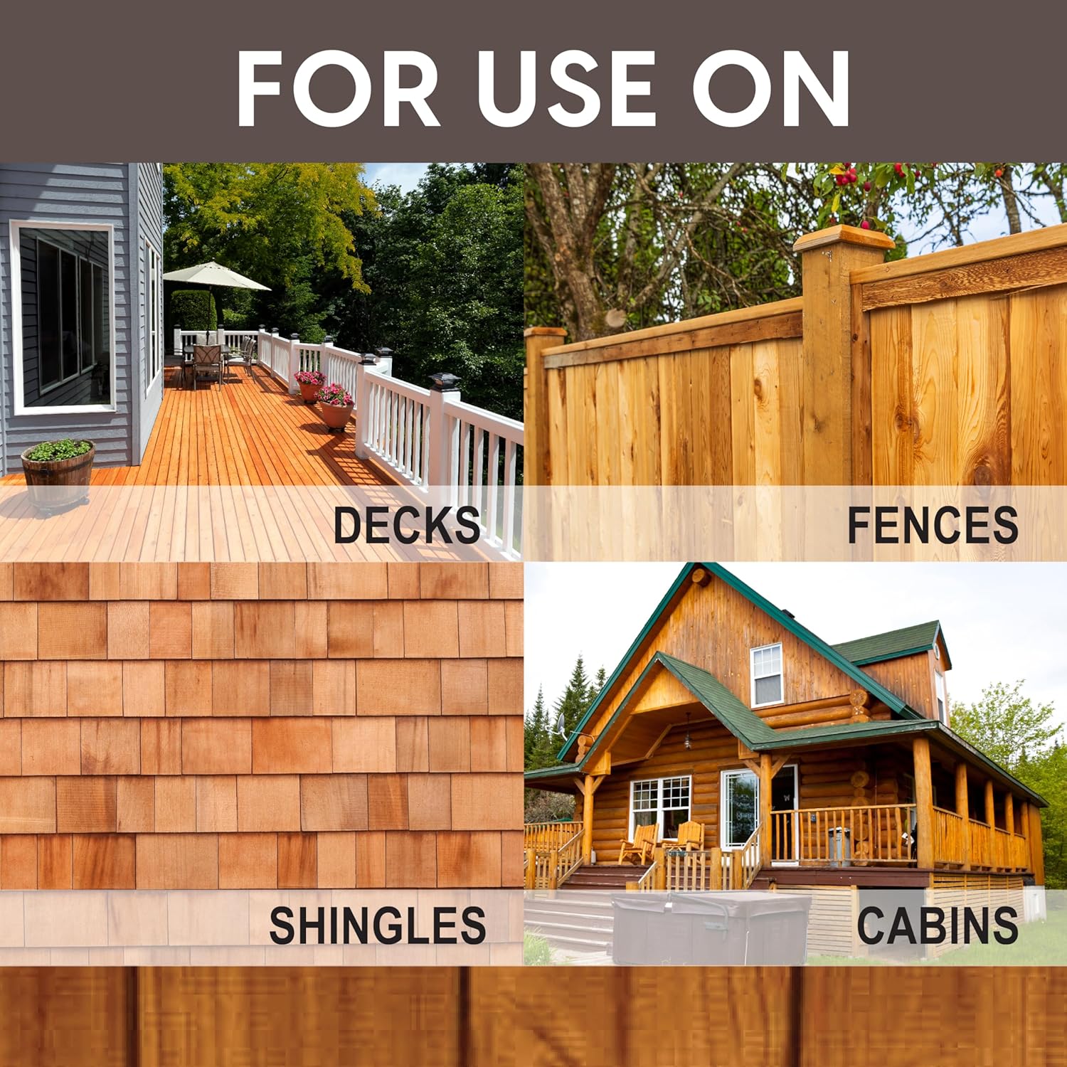 Ready Seal Exterior Wood Stain | Semi-Transparent Oil-Based Formula | Professional Grade Stain and Sealer in One | Ideal for Decks, Fences, Pergolas, Wood Siding & More | Gallon | Pecan - Image 3