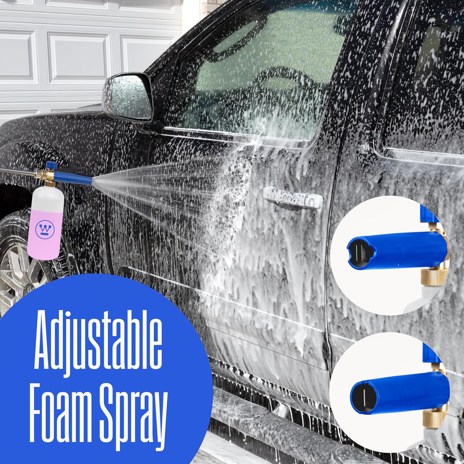 Westinghouse Foam Cannon for Pressure Washers - 3600 Max PSI, 1/4” Connector - for Gas and Electric Pressure Washers - Image 3