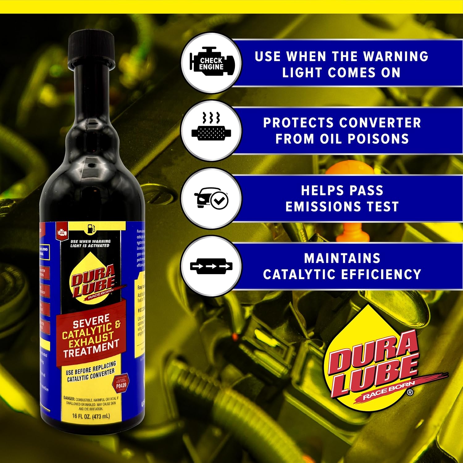Dura Lube Severe Catalytic and Exhaust Treatment Cleaner Fuel Additive | 16 Fl oz, 2-Pack - Image 8
