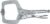 IRWIN Vise-Grip Original Locking C-Clamp with Swivel Pads, 11″, 20