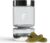 Flipjill Glass Pickle and Olives Jar with strainer flip, 34oz Glass jar, kitchen storage container, airtight glass jars, jar with lids