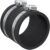 POWERTEC 70148 Dust Control Flex Cuff with Steel Clamps, 2-1/2-Inch