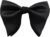 Lovacely Mens Oversized Satin Silk Bow Tie Solid Color Formal Tuxedo Big Bowtie